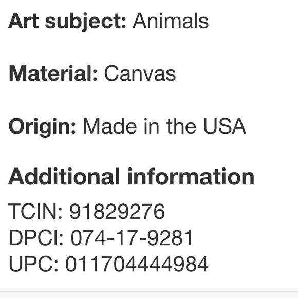 WYNWOOD STUDIO NWT crimson snake wall art  -red/black - Picture 5 of 7